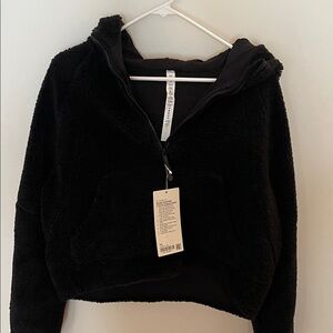 lululemon athletica Black Crew Neck Sweater